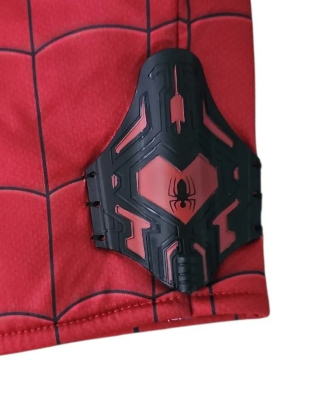 Marvel Spider-Man Deluxe Muscle Costume Kids Large10/12 Padded Halloween Cosplay